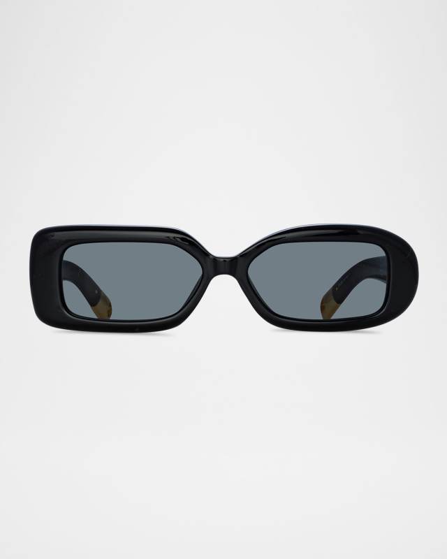 Carre Retro Round Acetate Sunglasses